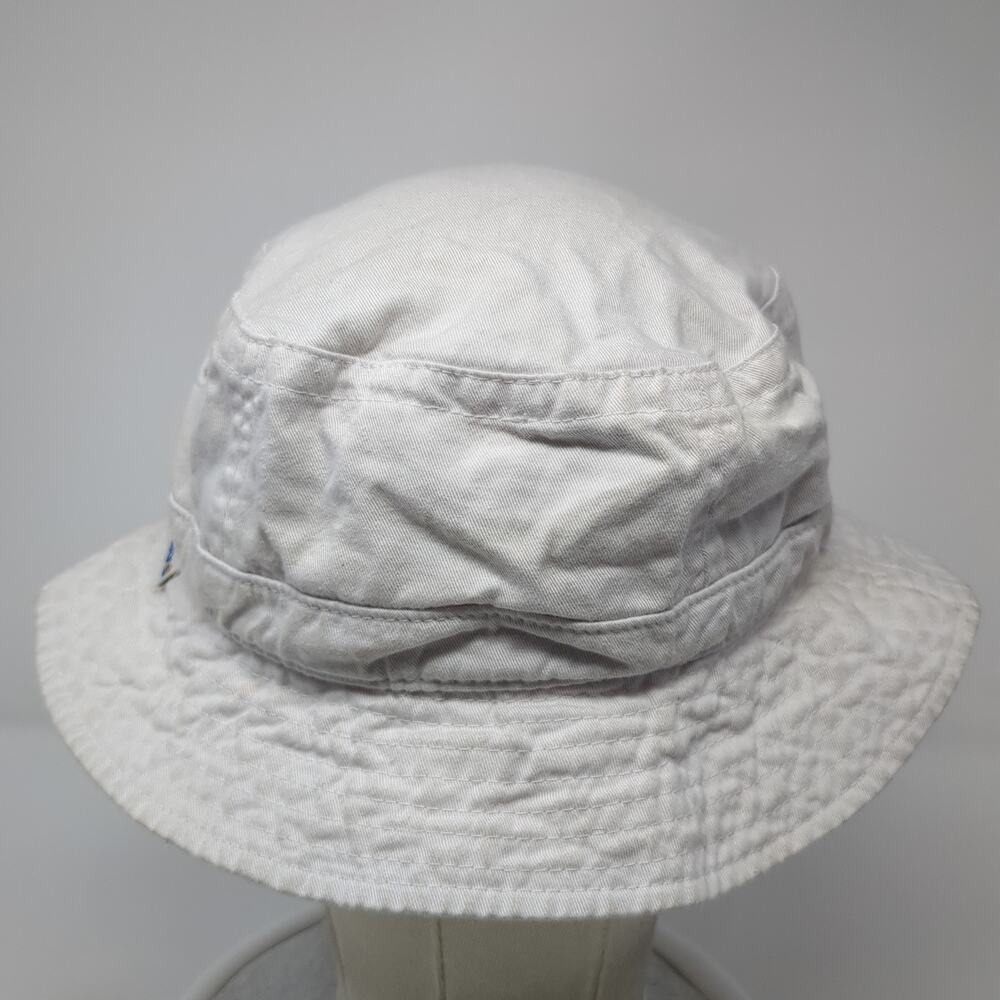 Ldn Bucket Hat Solid White Large Embroidered Outd… - image 6